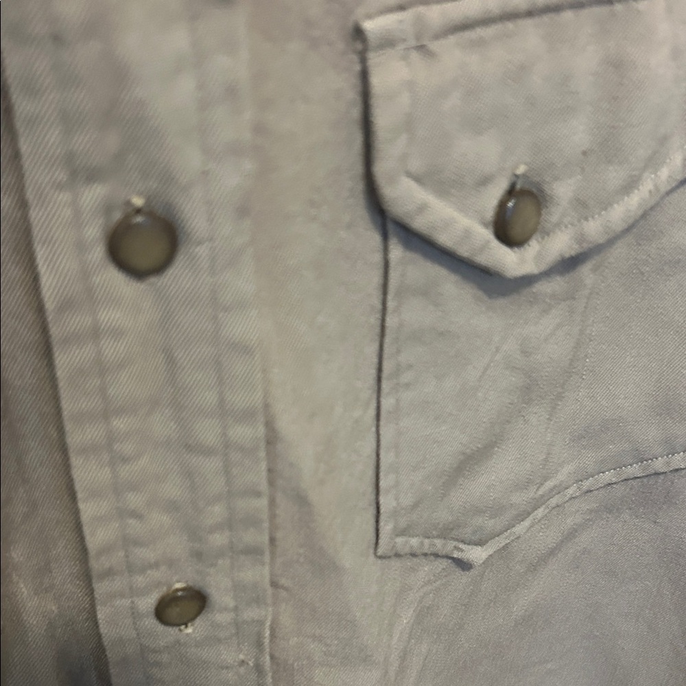 Rare Vintage Rancher Tan Button-Up Shirt - Picture 4 of 4